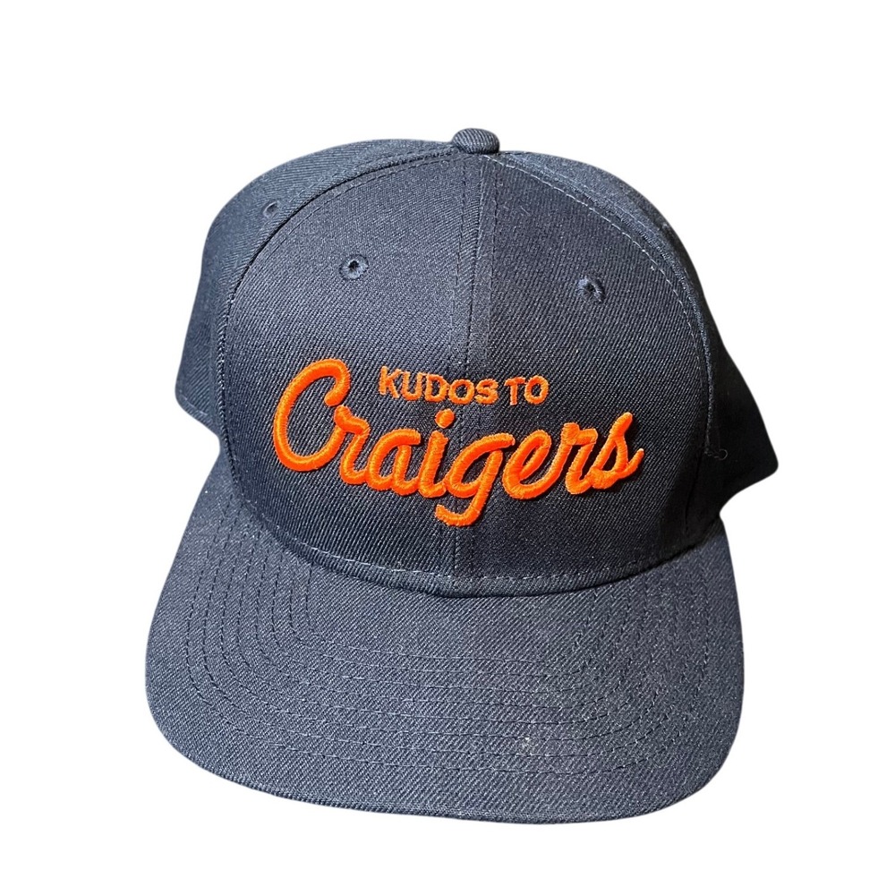 New Era 9FIFTY Snapback Hat Chasing Scratch Blue Kudos to Craigers Embroidered